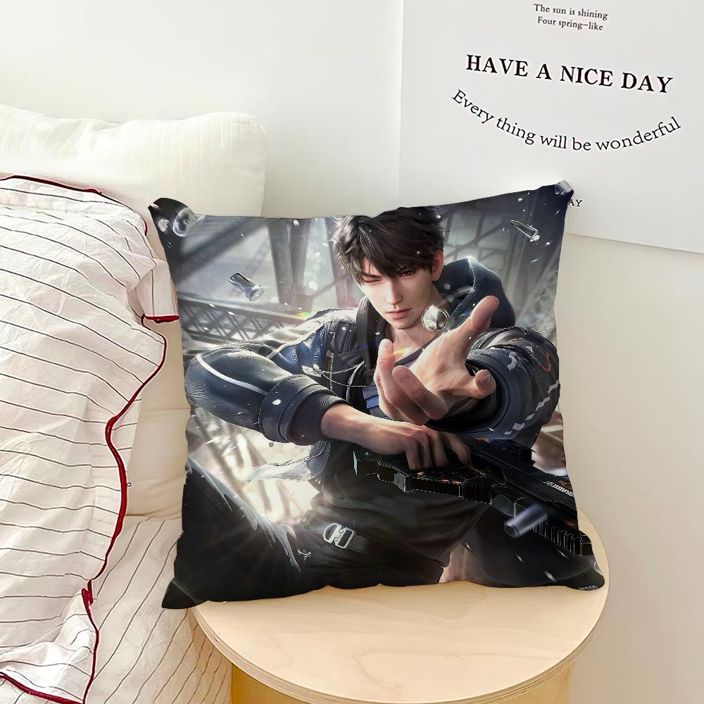 Hot Game Love and D-Deepspace Caleb Cover Sofa Living Room Bedroom Headboard Backrest Cushion Square Cushion Nap Time Pillow Cas