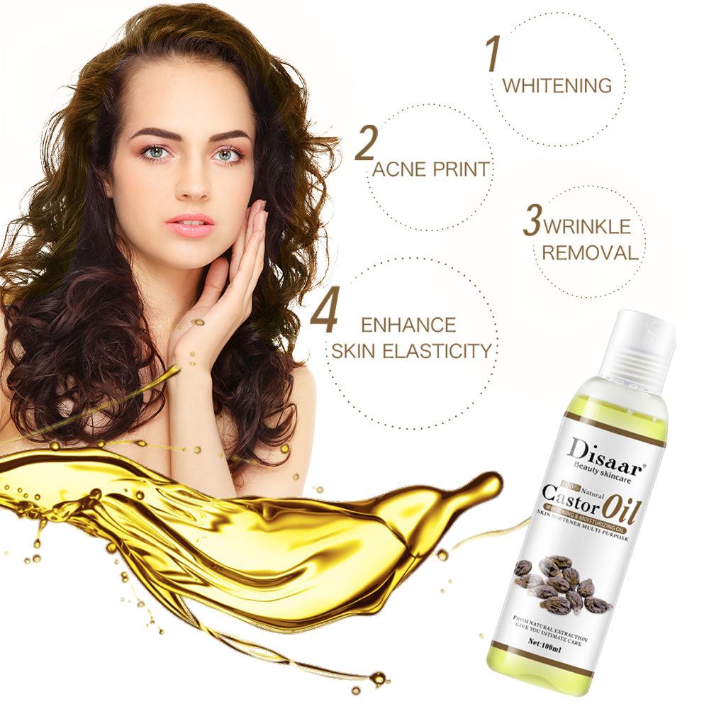 Disaar Čistý prírodný jojobový kokosový ricínový esenciálny olej Anti-Aging Lymfatický detoxikačný olej SPA Vhodné pre relaxačnú masáž tela Olej