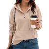 Felpa da donna casual con cappuccio e maniche lunghe con tasca per l'uso quotidiano