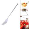 Stainless Steel Telescopic Extendable Fork Dinner Fruit Dessert Long Cutlery Forks BBQ Meat Fork Kitchen Accessories Tools