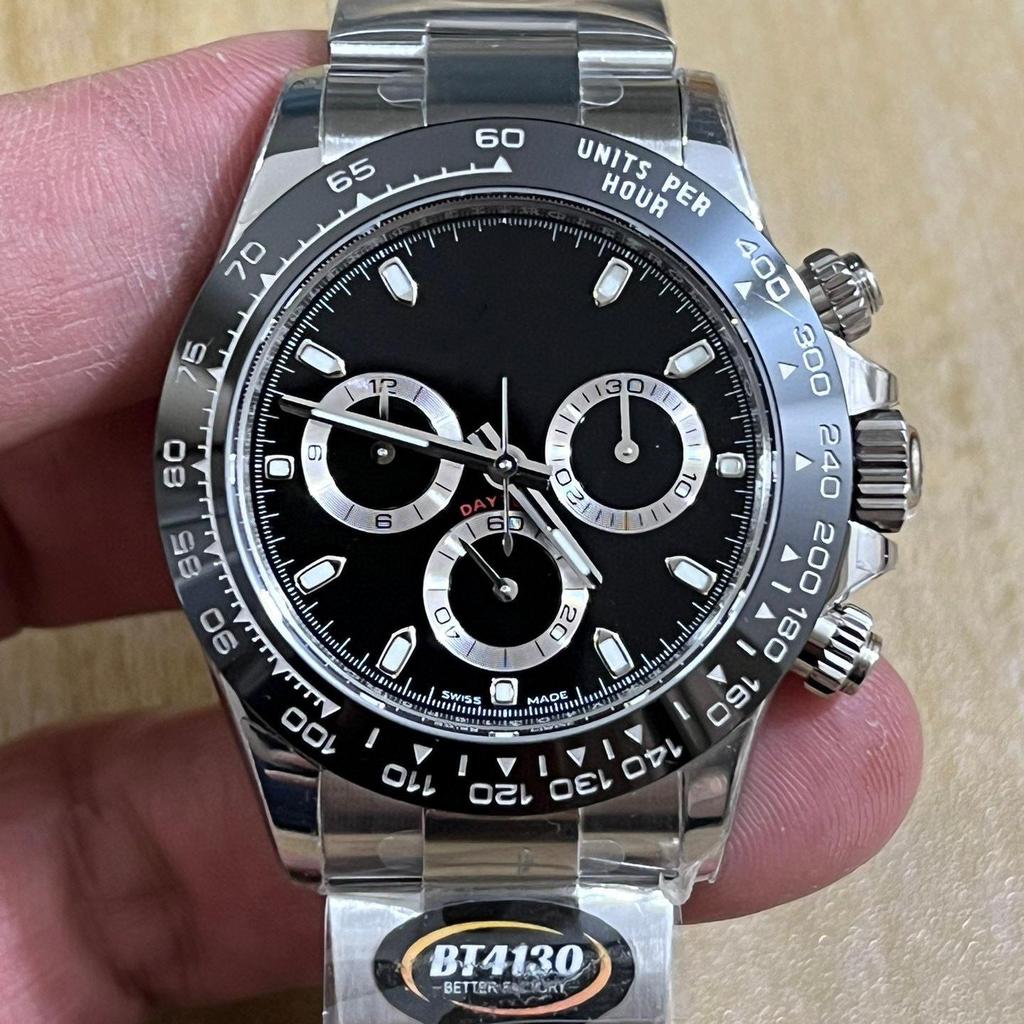 Laojia Daytona Men's Multifunctional Waterproof Mechanical Watch - Luminous, Three-Eye, Six-Needle Design