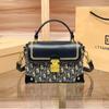 Brand Women's Handbag New Fashionable Printed Genuine Leather Stylish One Shoulder Cross Shoulder Bag