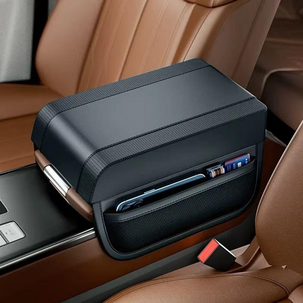 Waterproof Car Armrest Box Booster Pad Anti-slip Heightening Elbow Pad Elbow Rest