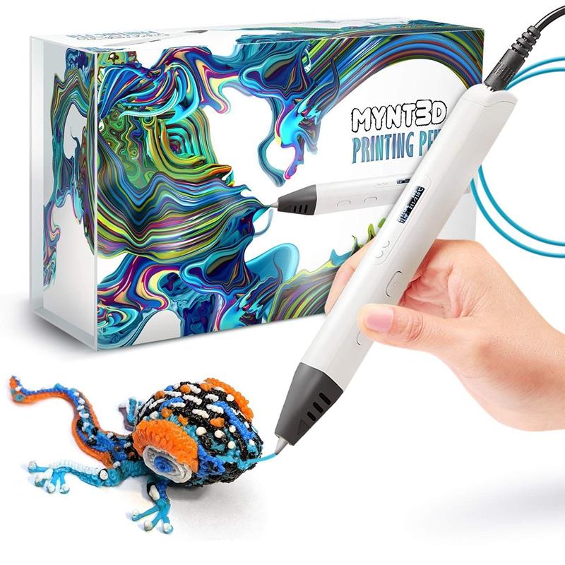 RP800A 3D Pen Scribble Pen OLED Display 3D Printing Pen With PLA Filament For Doodling Making Christmas Presents