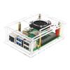 Raspberry Pi 5 Acrylic Case with Cooling Fan