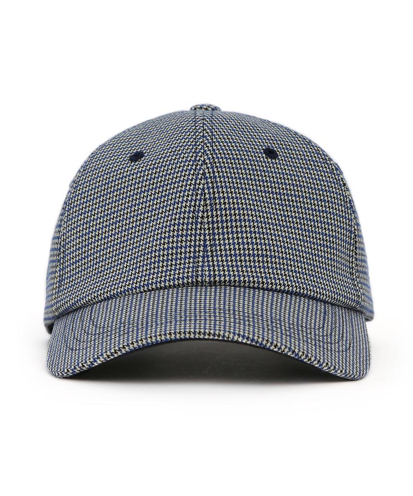 Eondeokeonteulol Check Pattern Ball Cap Multy Hound / Authentic Blue