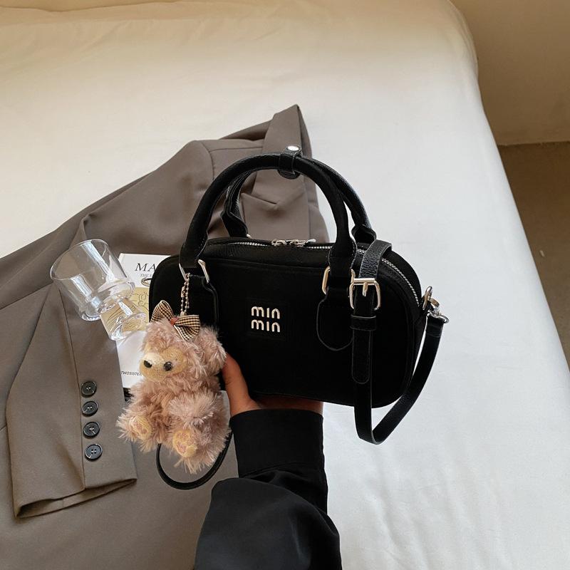 New Fashion Bowling Bag Portable Shoulder Messenger Women's Bag