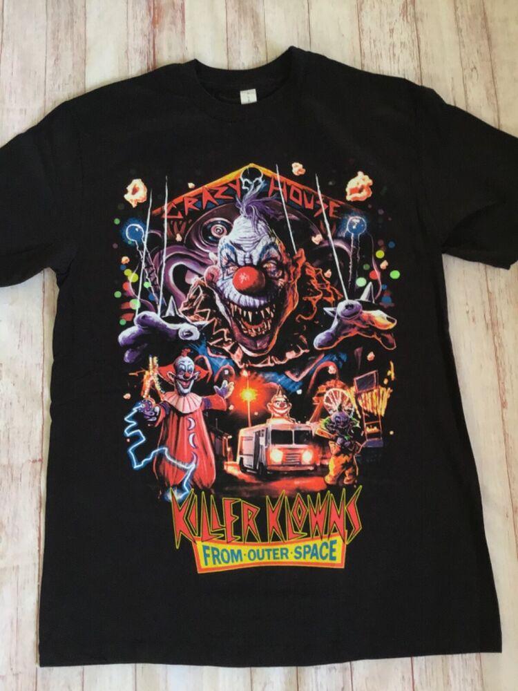 NEW- KILLER KLOWNS - CRAZY HOUSE - T-SHIRT Unisex T-Shirt XXXL
