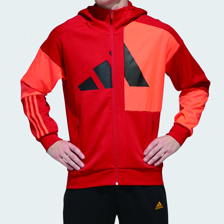 Adidas O2 High Tech Track Jacket Men Outerwear Light-Crimson FM9418