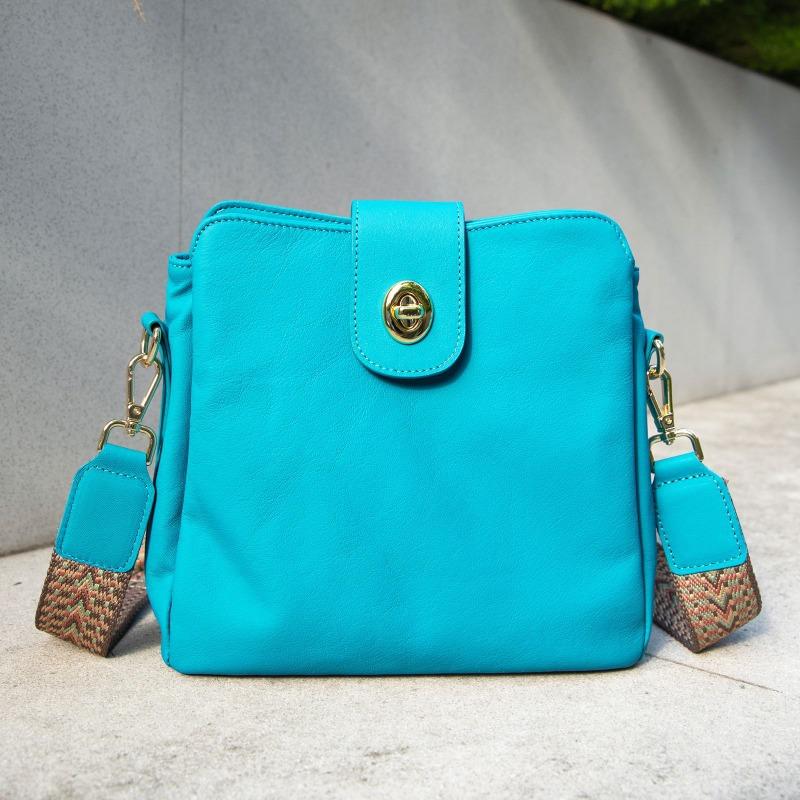 Genuine Leather Fashionable and Versatile Crossbody Bag High-end Shoulder Bag Simple and Large-capacity Commuter Bag