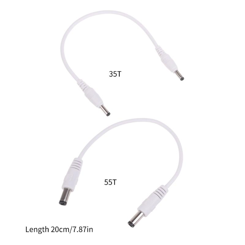 3.5x1.35mm 5.5x2.5mm DCPower Cable Leads/Male To Male/for CCTV, Security Cameras, Monitor, LED Signs