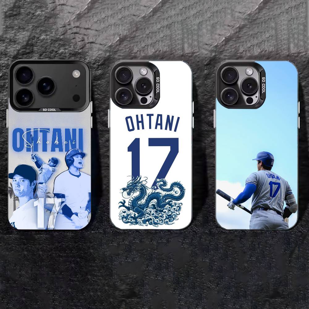 Pitcher S-Shohei Ohtani Phone Case For iPhone 17,16,15,14,13,12,11 Plus,Pro Max,XS,Colored silver phone case