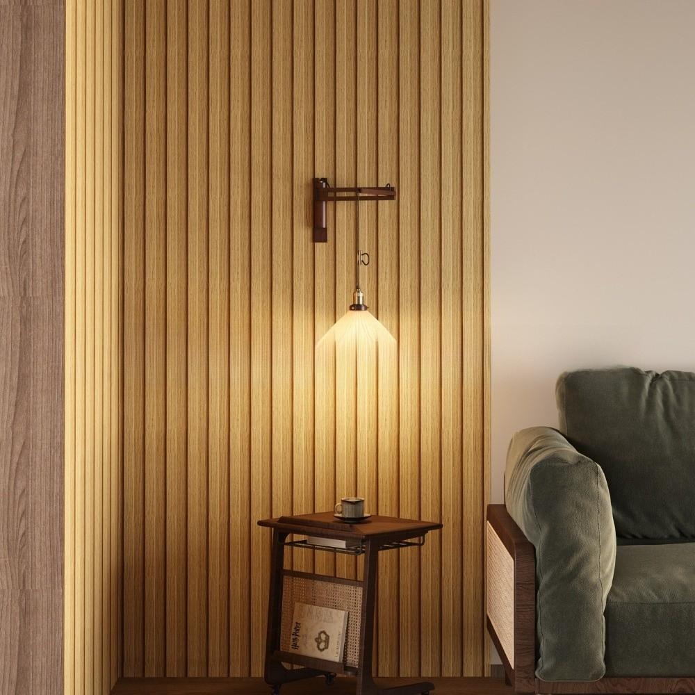 Vlhkosti odolná samolepka s dřevodekorem Samolepicí samolepka na obklady Nová 3D samolepka na zeď Ložnice