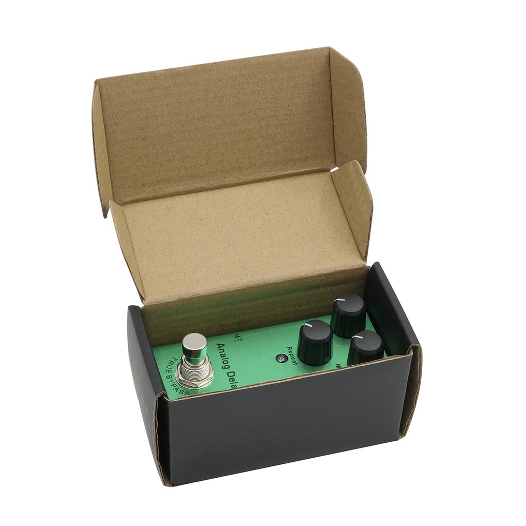 Electric Guitar Pedal Overdrive/ Distortion/Chorus/Delay/Tremolo Delay True Bypass, Durable Design for Versatile Tones Effects