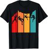 Retro Boulder Climbing T-Shirt for Sport and Outdoor Enthusiasts