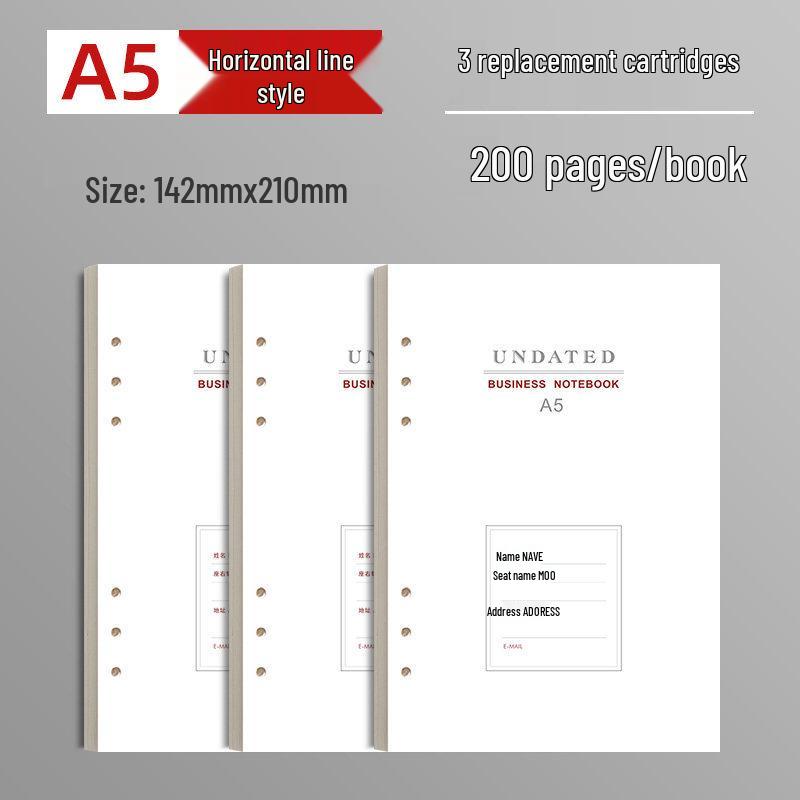 Custom Logo Coil-Bound Notebook 2026: Stylish Business Office Meeting Record Book