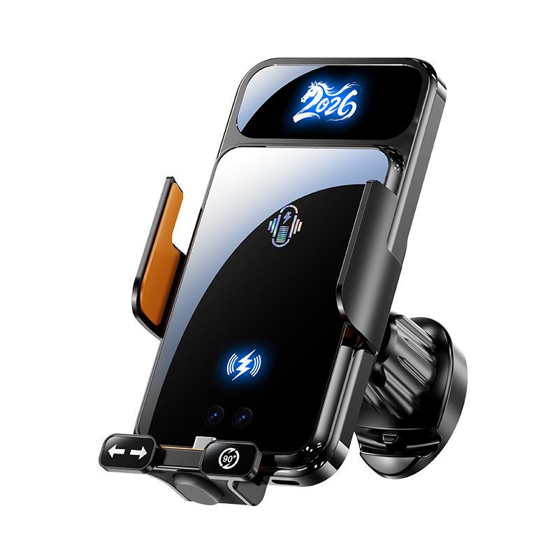 2026 Universal Wireless Charging Car Phone Holder with Electric Clamping
