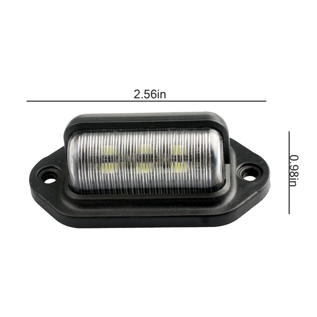 1 Pc  LED License Plate Light Waterproof License Plate Tail Light For Trailers, RV, Trucks, Boats Car Lights