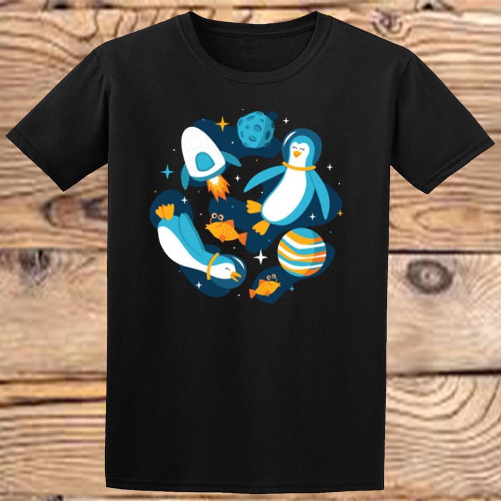 

Interstellar Penguins Boys Girls T-Shirt #DM #P1 #PR 4XL