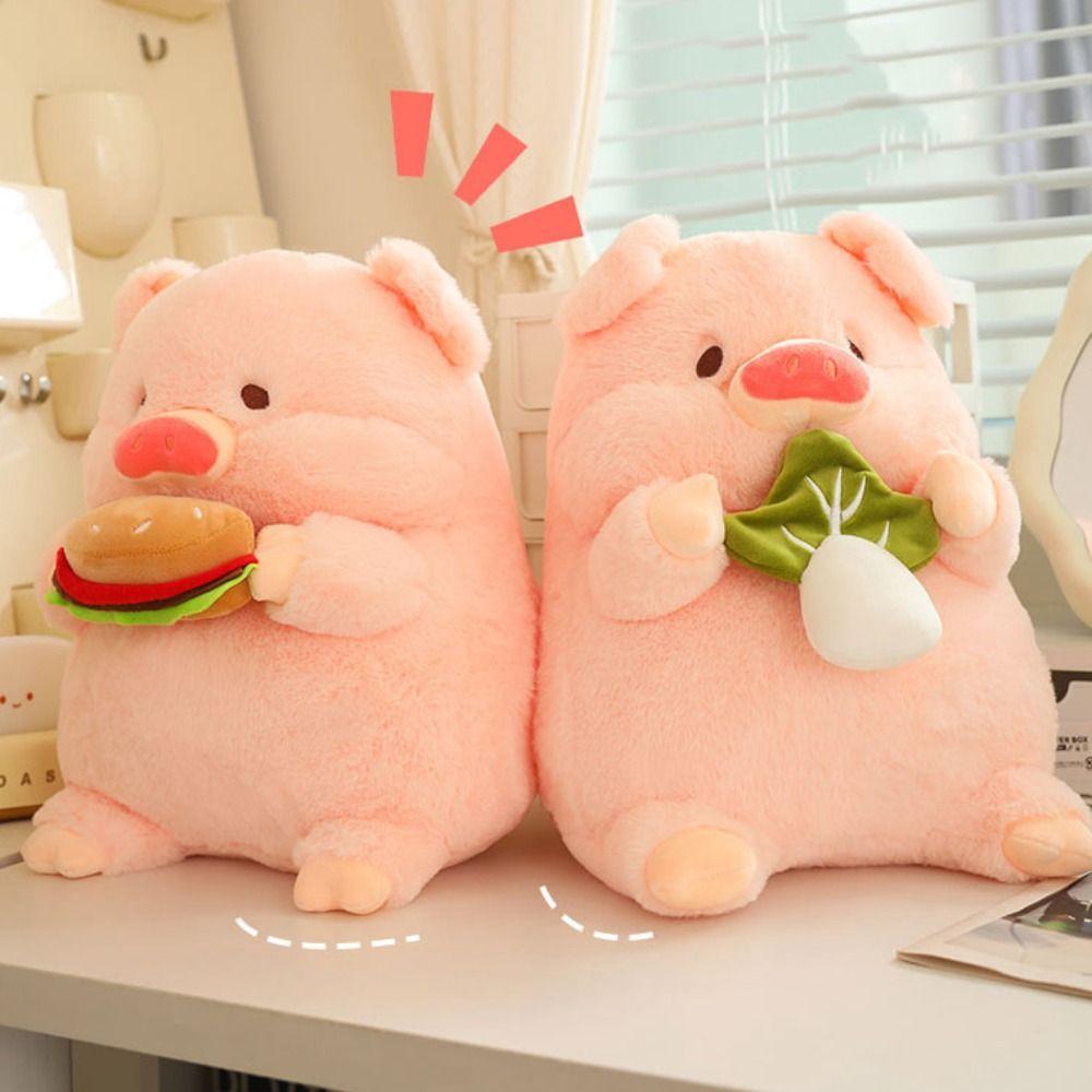 

PP Cotton Stuffed Animals Piggy Doll Soft Stuffed Pig Plushie Doll Kids Gifts 20CM-Style B