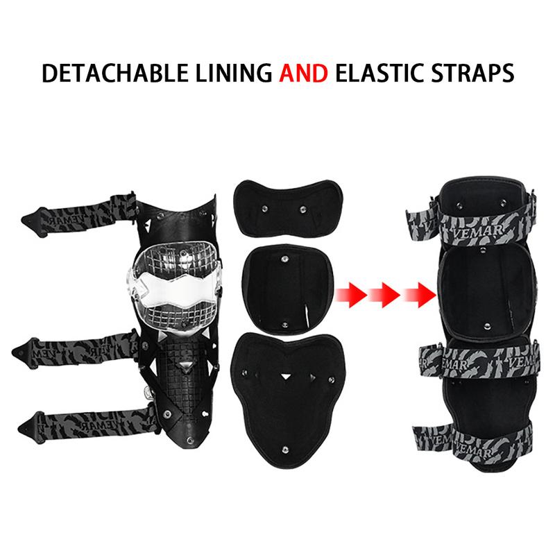 Motorcycle Knee Pads Anti-Fall Motocross Racing Riding Protective Gear Outdoor Sport Equipment Knee Elbow Guards Windproof