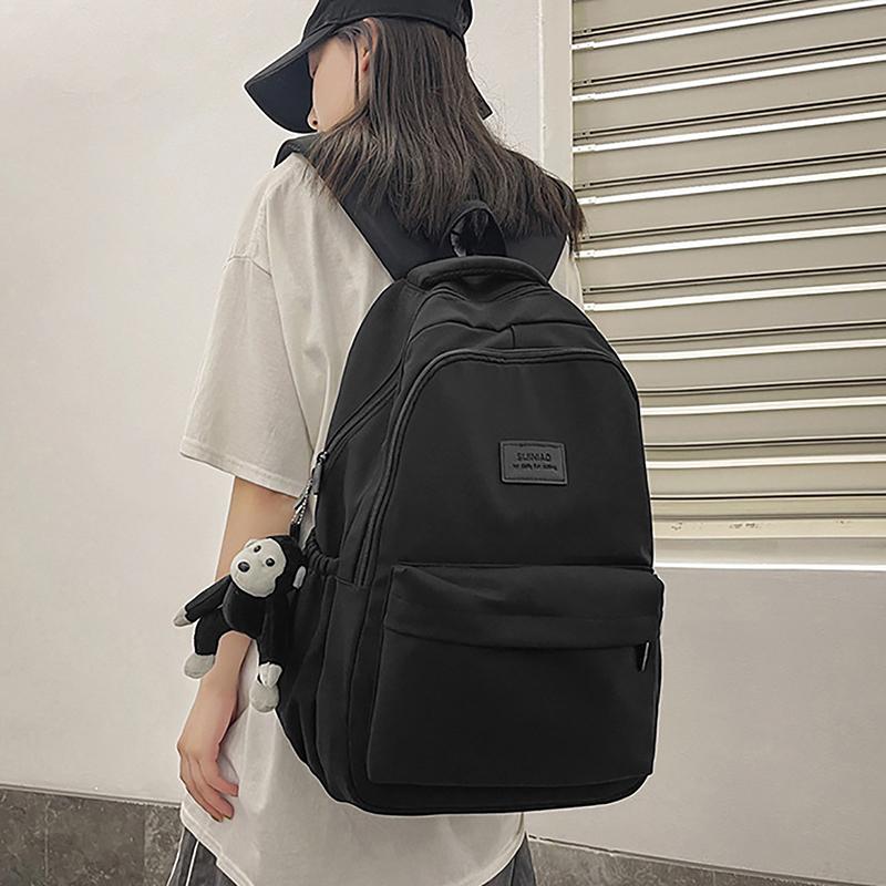 High Capacity Waterproof College Backpack Women Laptop School Bags Travel Book Bag