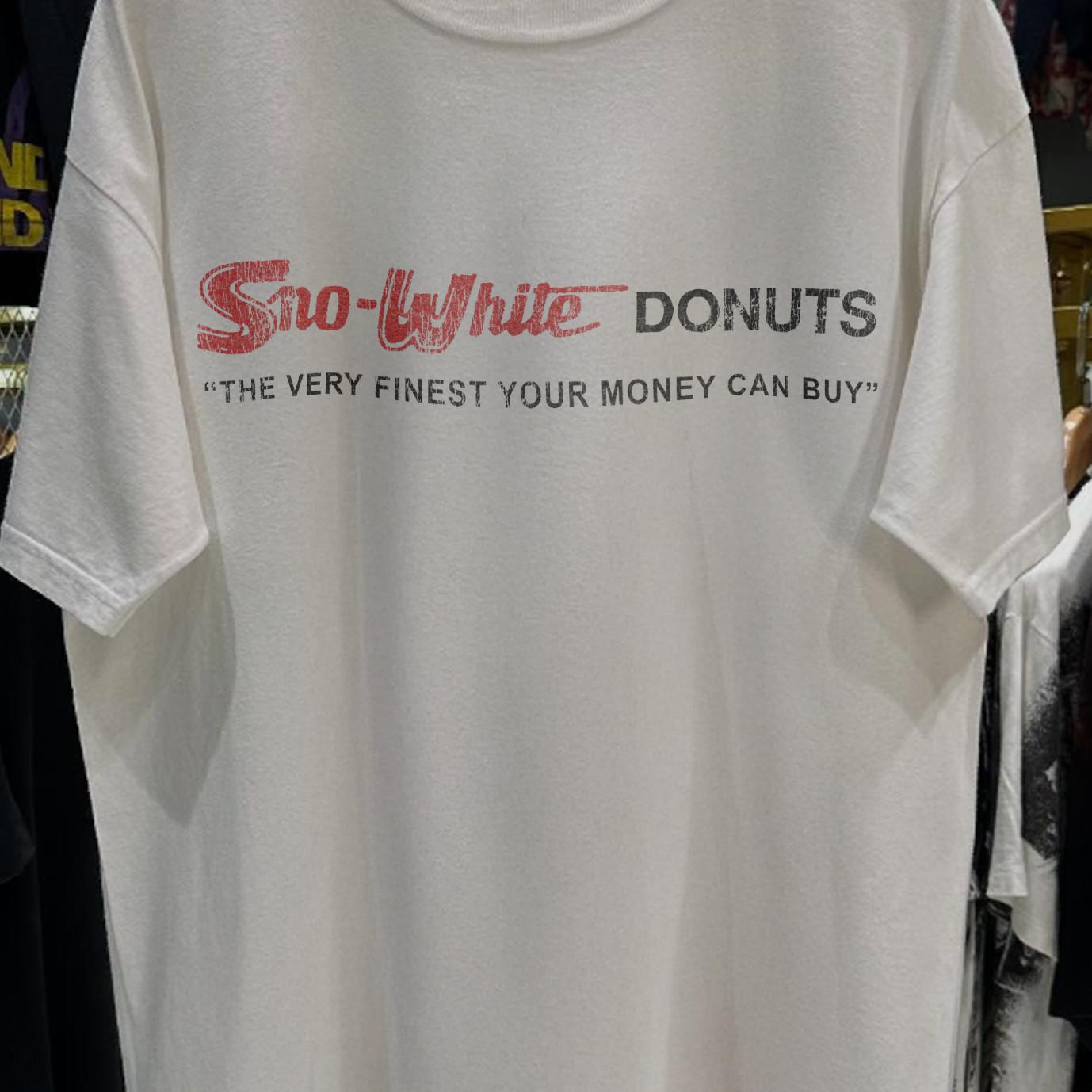 70s Sno- Donuts Promo T-Shirt White XXL S