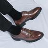 Fashion Fashion Trends Men's Lace-Up Oxford Shoes Social Office Business  Negotiation Formal Shoes Thick Soled Comfort Versatile Shoes