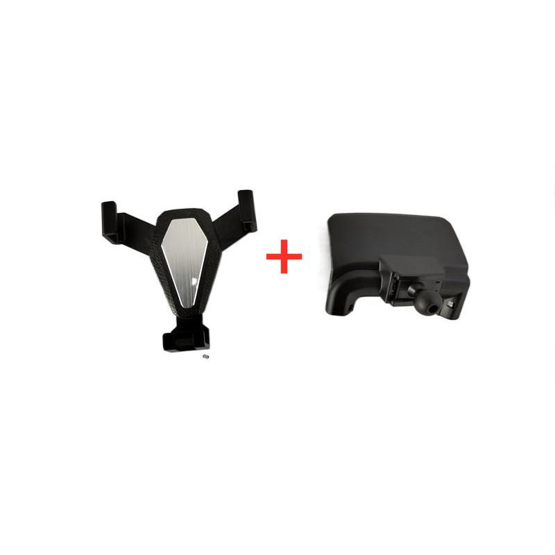 1Set Plastic Material For 2016 2017 KIA Sportage MK4 Special Car Phone Holder Fixed Bracket Stand Mobile Gravity Linkage