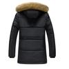 Plus Size Warm Parkas Men's Winter Windproof Parkas Men's Cotton Jacket Men's Fleece Inside Clothing Men's Cotton Long Jacket