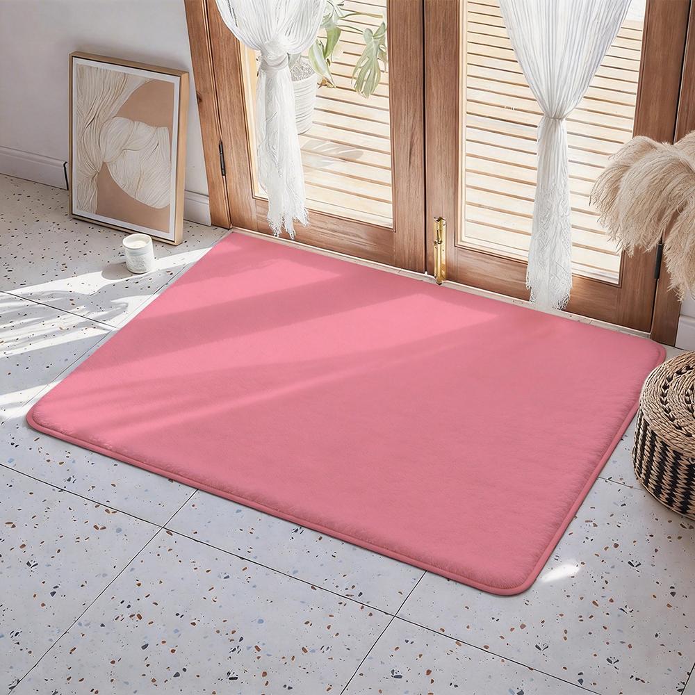 Food C Candy Floor Mat Eco Flannel Doormat Non Slip Odorless Indoor Floor Rug Soft Short Plush Home Mat