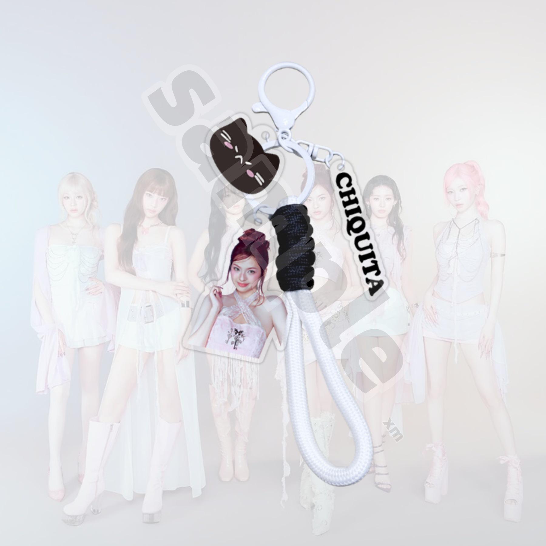 BABYMONSTER Ruka, Ahyeon, Rora, Asa, Pharita, Chiquita Acryl-Anhänger Kollektion 5 white