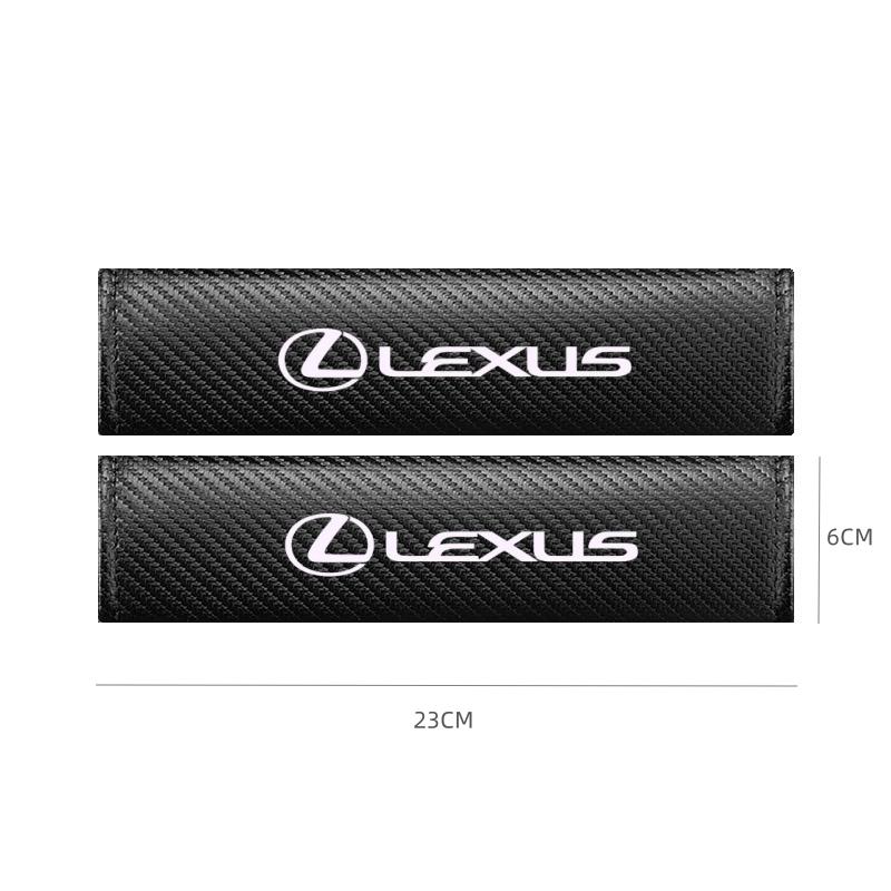 

2PC Car Seat Belt Shoulder Protection Set Interior Accessorie For Lexus F SPORT GX460 Ct200h IS250 ES 220D IS200 Fsport GS GX IS
