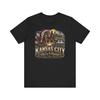 Kansas City Skyline with Native American Headdress T-Shirt | Heart of the Kingdom Design