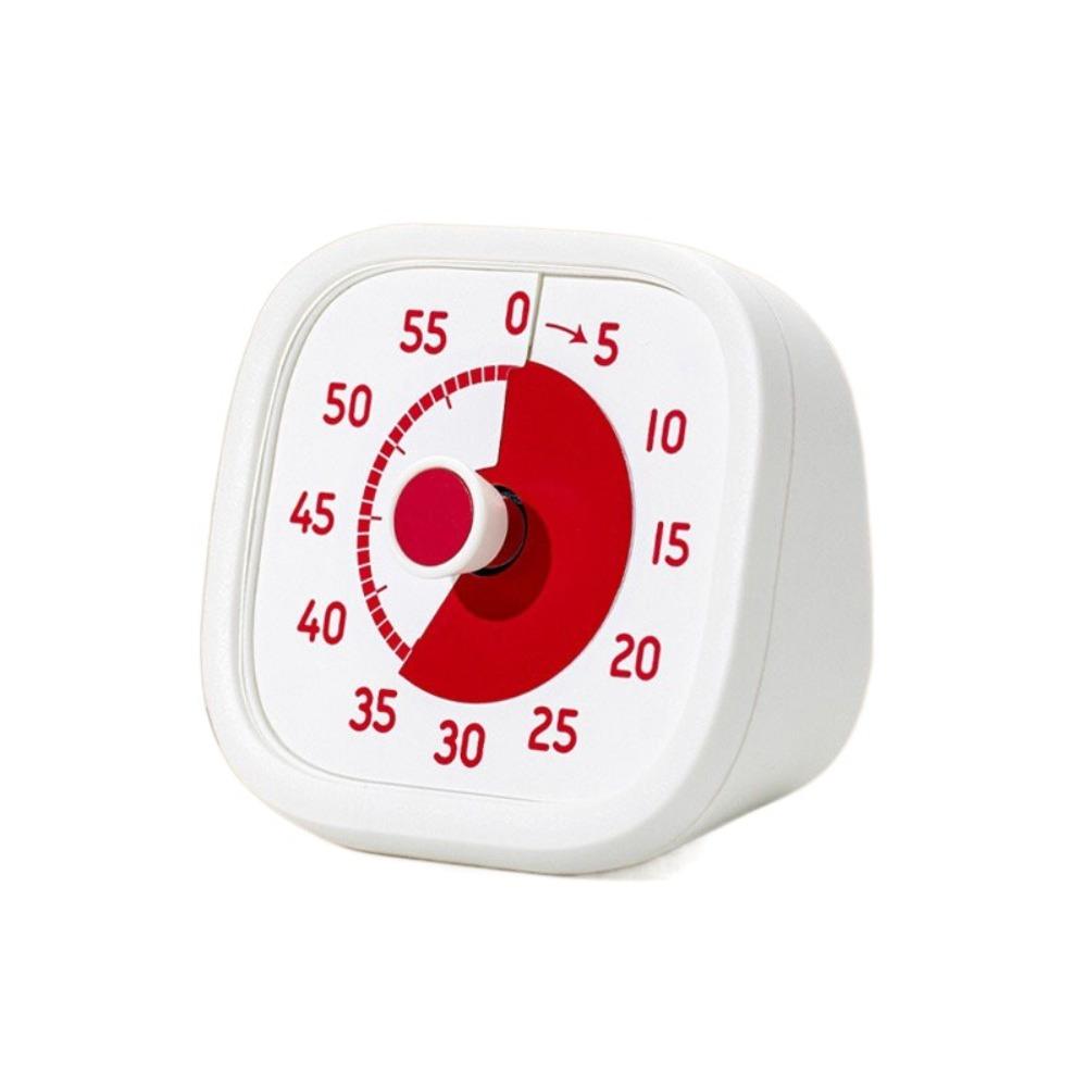 Square 60 Minutes Visual Timer Ultra Silent Kitchen Timer Countdown Timer  Reading Room