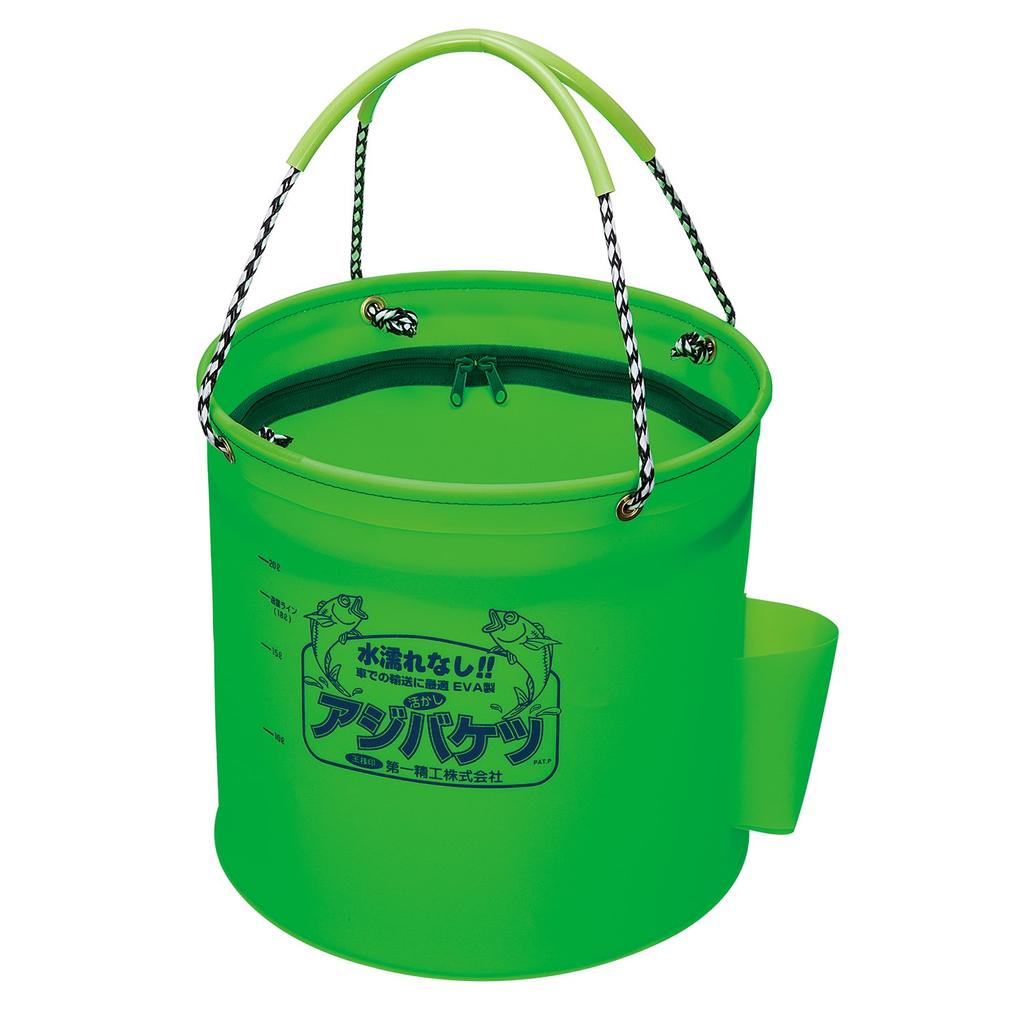 Daiichi Seiko s použitím Bakkan Horse Makrela Bucket 33cm 11042 s použitím kbelíku Fishing Green