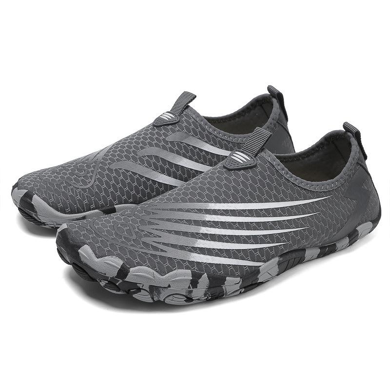 Venkovní nové plážové boty pánské a dámské boty do proudu brodivé boty protiskluzové a proti pořezání prodyšné zadní měkká podrážka rychleschnoucí plavecké boty