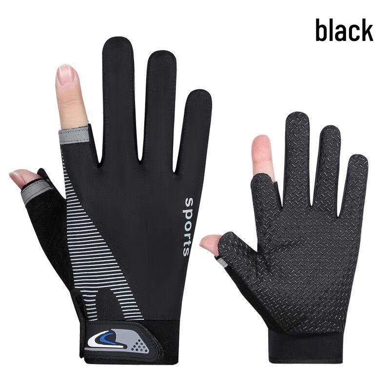 Sun Protection Two-Finger Fishing Gloves