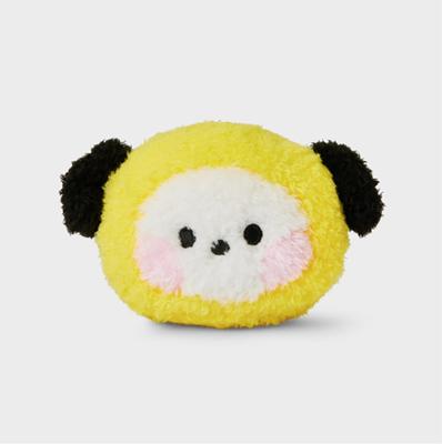 LINE FRIENDS CHIMMY Minini Glitter Plush Hand Mirror Official
