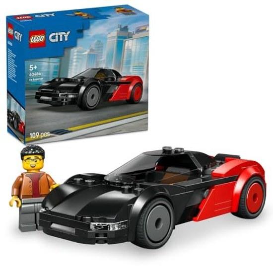 LEGO City EV Supercar 60486 toy boys girls toys birthday present blocks educational 5 years old 6 7 8 vehicle car mini children 109 pieces