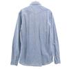 NEW ENGLAND Made In Italy Long Sleeve Nep Cotton Shirt 38/15 Blue Men's Used