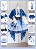 Lolita Déguisement Cosplay Cos Jeu Anime Fête Uniforme Genshin Impact Fontaine Tour Furina De Fontaine Hallowen Jouer un rôle