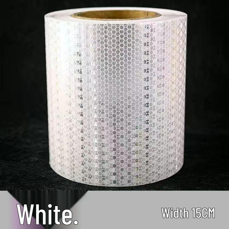 Φθορίζουσα Ανακλαστική Ταινία Ασφαλείας: Πλάτη 5CM, 10CM, 15CM για Νυχτερινή Κυκλοφορία, Προειδοποίηση Αποφυγής Σύγκρουσης