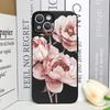 Schöne Ölmalerei Lotusblume Handyhülle für IPhone 16 15 14 11 Pro Max 13 12 Mini XR XS X 7 8Plus SE2 Weiche Silikonhülle