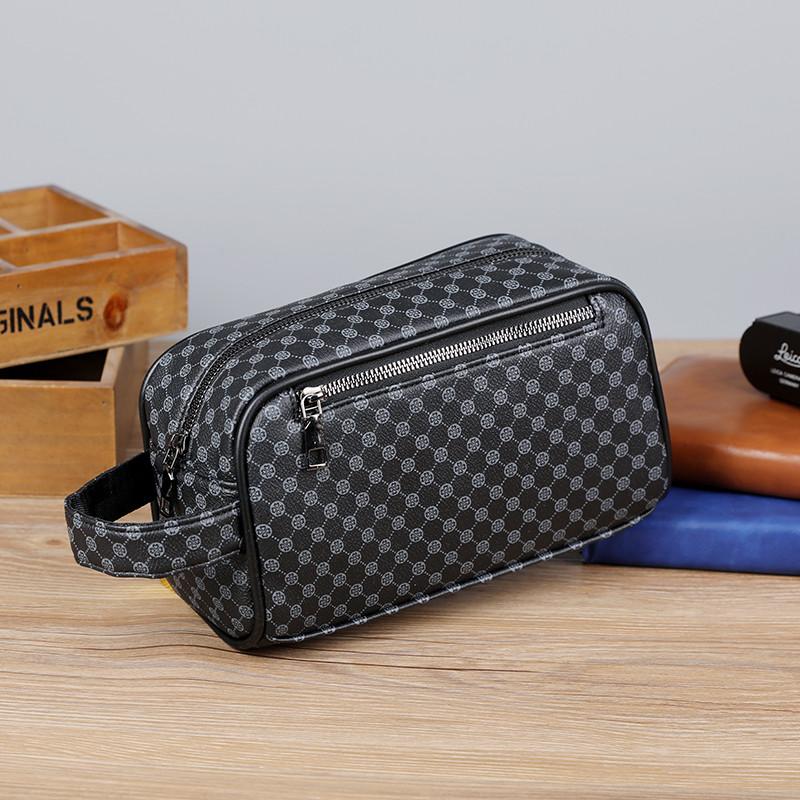 

Модная мужская сумка-портфель, квадратная сумка через плечо, деловая сумка-клатч, кошелек, деловые мужские сумки из искусственной кожи высокого качества