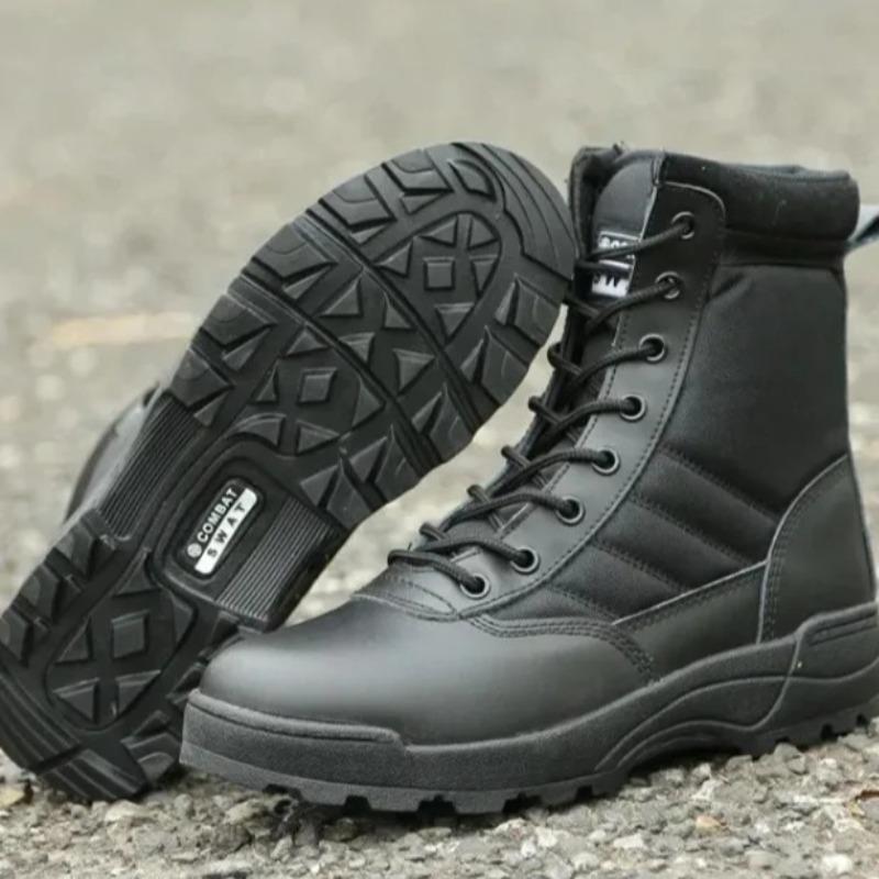2026New Mens Boots Military Tactical Combat Boot Lace Up Desert Ankle Boots Outdoor Non Slip Hiking Boots Botas Seguridad Hombre