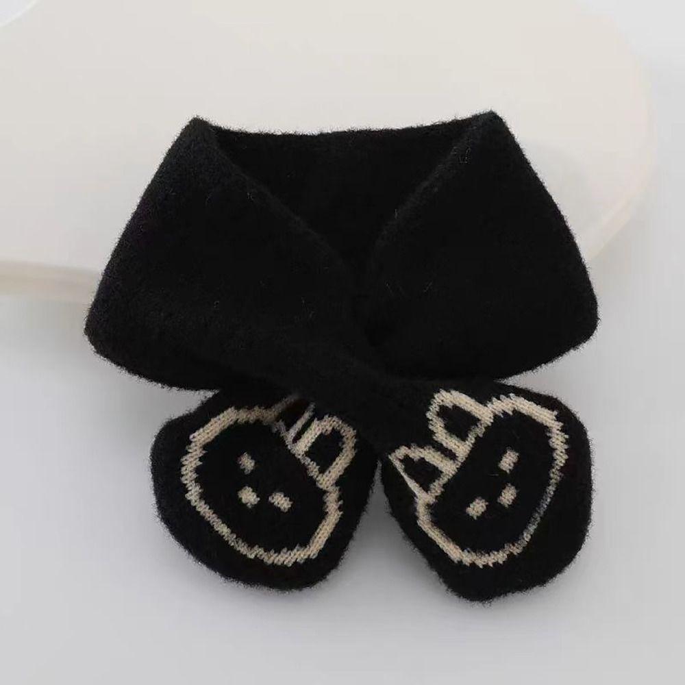 Windproof Kids Cap Scarf Plush Baby Hats Scarf Soft Ear Protection Cap Children Toddler Kids