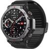 Mailänder Armband für Amazfit T-Rex 3, Schwarz
