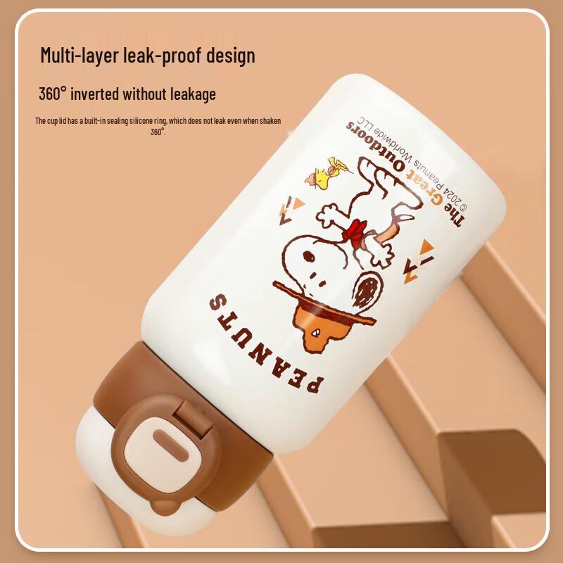 Snoopy Children's Insulated Water Bottle Gift Set