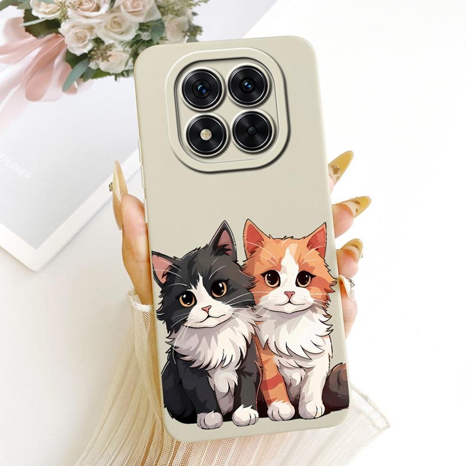 For Xiaomi Redmi Note 14 Pro 5G Case Cute Cartoon Cat Duck Candy Painted Soft Silicone Cover For Redmi Note 14 Pro Plus 5G Shell